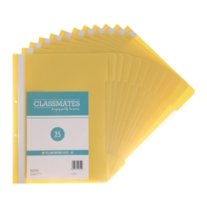 Classmates Report File A4 Yellow - Pack of 25
